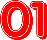 Race Car Number Gallery - 01