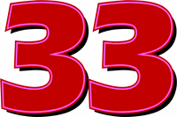 Race Car Number Gallery - 33