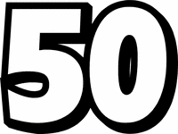 Race Car Number Gallery - 50