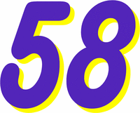 Race Car Number Gallery - 58