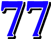Race Car Number Gallery - 77