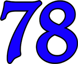 Race Car Number Gallery - 78