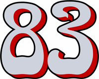 Race Car Number Gallery - 83