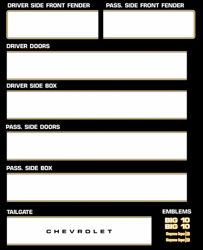 Cheyenne Big 10 Graphics Kit