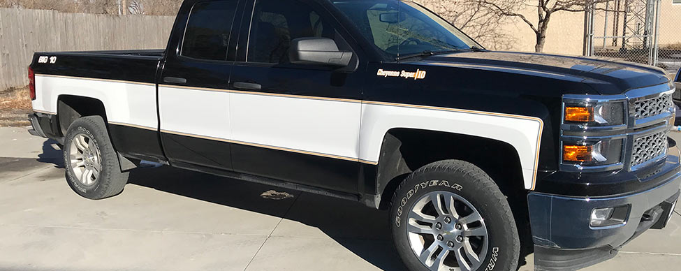Black Cheyenne Big 10 Truck